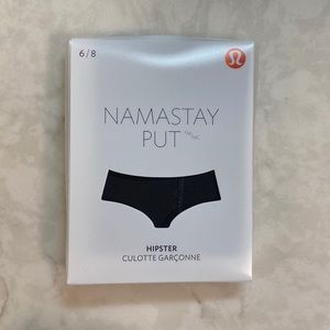 NWT Lululemon Namastay Put hipster panty size M